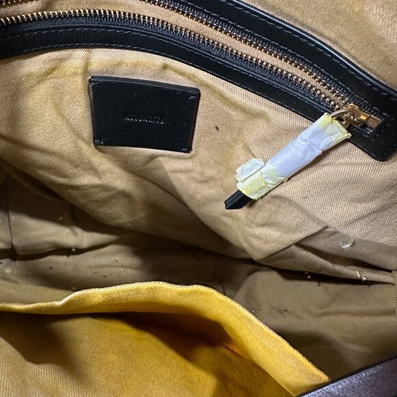 ALL SAINTS Edburry Quilted Brown Leather Shoulder Bag - Picture 7 of 9